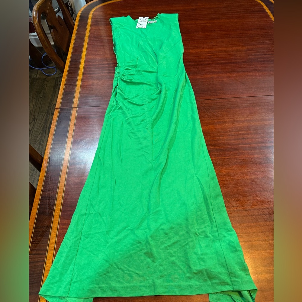 Zara Bright Green Maxi Dress